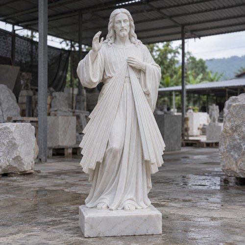 Tượng Lòng Chúa Thương Xót bằng đá