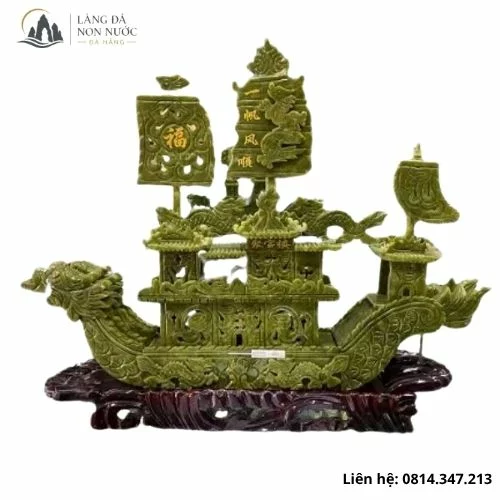 Thuyền buồm đá phong thủy