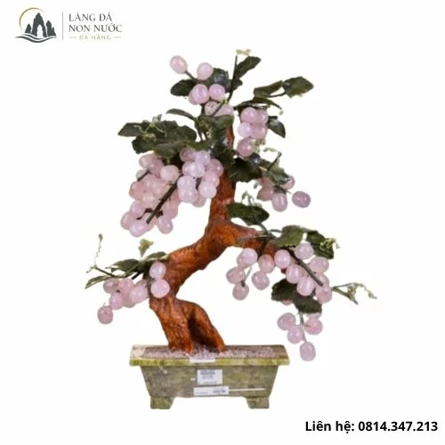Cây nho phong thủy bằng đá